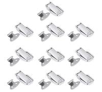 10 Uds. Cierre de cerrojo, pestillo de palanca de alta resistencia, piezas de Hardware para maquinaria, equipos eléctricos, acero inoxidable 201 304 (Acero inoxidable 304 (se venden 10 unidades))