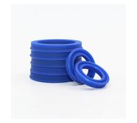 10 Uds cilindro hidráulico de poliuretano sello de aceite orificio del eje anillo de sellado pistón arandela de goma OD 6mm(OD 21mm)