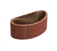 10 Uds cinturones abrasivos portátiles 3 pulgadas * 24 pulgadas durabilidad tela Base de algodón(120 Grit)