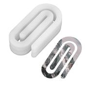 10 Uds Clips de Papel de Sublimación, 10x5cm Una Cara Clips de Papel Acrílico de Sublimación Portapapeles de Sublimación en Blanco Clip de Sublimación para el Hogar la Oficina el Aula