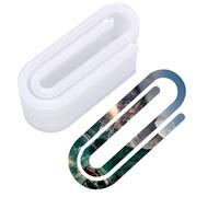 10 Uds Clips de Papel de Sublimación, 10x5cm Una Cara Clips de Papel Acrílico de Sublimación Portapapeles de Sublimación en Blanco Clip de Sublimación para el Hogar la Oficina el Aula