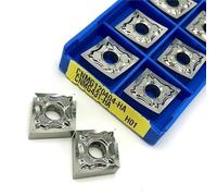 10 Uds CNMG120402 CNMG120404 CNMG120408 HA H01 inserto de carburo torneado externo de aluminio CNMG 120404/120408 herramienta de torno de carburo de hoja(CNMG120404 HA H01)