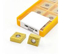 10 Uds CNMG120404 CNMG120408 Insertos De Carburo CNMG 120404 120408 Herramienta Corte Torno Máquina CNC Herramienta de Torno(CNMG120404 DS6020)