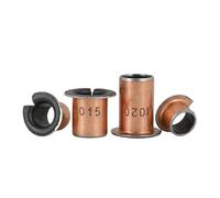10 Uds. Cojinete de aceite autolubricante con brida de Sf1-f/casquillo sin aceite/casquillo de cobre/casquillo/cojinete compuesto/interior 6mm 8mm(15x8x10x8)