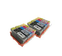 10 Uds compatibles con Cartuchos de Tinta 178 178xl Photosmart 5510 5515 6510 7510 B109a B109n B110a con Chip