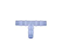 10 Uds. Conector de tubería de plástico de 1,6mm-14,2mm Pagoda Barb igual a 3 vías tipo T pecera PP conector de manguera de inserción for jardín doméstico(14.2mm)