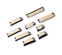 10 Uds conector FFC FPC 1,0mm 4 pines 6 8 9 12 14 16 18 20 22 24 26 30P ángulo superior derecho SMD/SMT ZIF(10Pcs 8Pin)