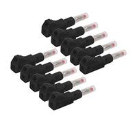 10 Uds. Conectores Tipo Banana 4mm CAT II Enchufes Telescópicos 600V 32a Funda de PE para Equipos Digitales de Seguridad Industrial 3C(Negro)