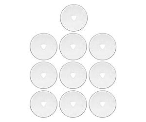 10 Uds Cortador de Tela Cuchillas Giratorias 60mm Hoja Redonda Rueda Rodillo SKS-7 para Papel Costura Acolchado Repuesto