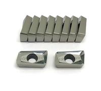 10 Uds Cuchilla Cortadora De Aluminio Herramienta Molino Corte Central Mecanizado Herramientas Torneado Madera Herramienta de Torno(APKT1135PDER G2 H01)