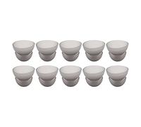 10 Uds. Cúpulas para Audífonos, 12mm/0,5 Pulgadas, Doble Capa de Silicona Suave, Lavable, Extraíble, Antiestático para Accesorios de Sonido Auditivo(Negro)
