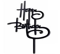 10 Uds. De Adornos Acrílicos Para Tarta Feliz Cumpleaños Decoración Acrílica Decorativa Para Regalo Fiesta Boda Personalizado