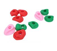 10 Uds. De Agarres De Escalada en Roca Grandes Multicolores, Agarres De Pared De Roca Grandes para Exteriores (Tamaño pequeño 10 Piezas)