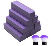 10 Uds. De Bloques De Esmalte De Uñas, 2 Uds. De Pinceles Para Decoración De Uñas, Limas De Esmalte De Uñas, Bloques Cuadrados De Esmalte De Uñas, Herramientas De Manicura