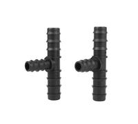 10 Uds. De diámetro exterior de 20mm a 16mm, reductor de púas en T, divisor de manguera de agua de jardín, manguera de tubería de riego, adaptador de acoplamiento de tres vías