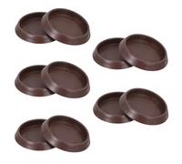 10 Uds. De tazas de ruedas for suelo, muebles for alfombra, cama, almohadillas protectoras, goma redonda Para Pianos, SofáS, Camas