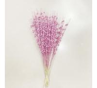 10 Uds decoración de árbol de Navidad Baya con Purpurina Falsa Dejar Rama | Spray de brillo con recubrimiento en polvo dorado para fiesta de Año Nuevo en polvo dorado(Pink)