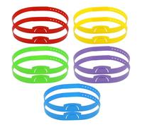 10 Uds Diademas para el Juego Adivina Quién, 5 Colores Ajustables Juego de Mesa con Diadema con Tarjetas Insertables para Fiestas Familiares Adultos y Niños Aprendizaje en el Aula