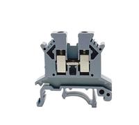 10 Uds. Din Rail UK Series 2,5/3/5/6/10/16N bloque de terminales Conductor de cable conector Universal tira de conexión de tornillo UK2.5(UK-2.5B)