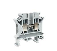 10 Uds. Din Rail UK Series 2,5/3/5/6/10/16N bloque de terminales Conductor de cable conector Universal tira de conexión de tornillo UK2.5(UK-6N)