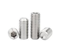 10 Uds DIN916 tornillo de fijación hexagonal acero inoxidable M3, M4, M5, M6, M8, M10, M12, M14(35mmx10pcs,M14)