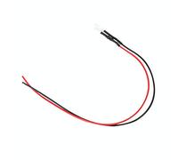 10 Uds Diodos Emisores de Luces LED de 12 Voltios Precableados, 0,06 W LED de Colores Mezclados Luz Precableada, Lámpara de Bombilla de 20CM(Flash lento colorido)