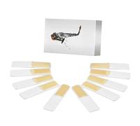 10 Uds Eb Alto Saxofón Cañas Fuerza 2,0 2,5 3,0 Saxofón Reed Accesorios Para Instrumentos De Viento De Madera Práctico Accesorio de Saxofón (Color : 2.5)