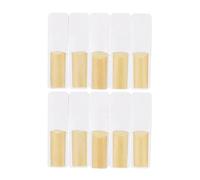 10 Uds Eb Alto Saxofón Fuerza De Las Cañas 2,0 2,5 3,0 Saxofón Reed Piezas De Instrumentos De Viento De Madera Accesorios (Color : No 2.5)