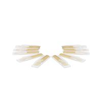 10 Uds Eb Saxofón Tenor Cañas Fuerza 2,5 Instrumento De Viento De Madera Piezas De Saxofón Accesorios Saxofón Reed