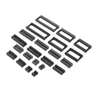 10 Uds enchufes IC 6 8 14 16 18 20 24 28 32 40 Pin conector DIP hembra DIP6 DIP8 DIP14 DIP16 DIP18 DIP20 DIP24 DIP28 DIP40 pines(DIP-16PIN)