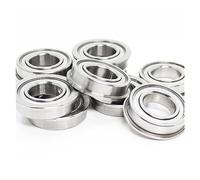 10 Uds F6805ZZ rodamiento de brida 25x37x7mm rodamientos de bolas con brida de ranura profunda de doble blindaje F6805-2Z F6805Z Z ZZ Cojinete industrial