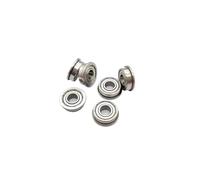 10 Uds F696AZZ rodamientos de bolas con bridas en miniatura 6x16x5mm rodamientos mecánicos de brida de alta velocidad Cojinete industrial