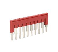 10 Uds. FBS10-5 FBS 10-5 puente de cableado for PT/ST 2,5mm ^ 2 10 asientos conector DIN Rail bloque de terminales accesorios puente enchufable(FBS 10-5)