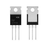 10 Uds FQP27P06 transistores MOSFET 27A 60V 27P06 Transistor Mosfets de Potencia de Canal P 27 Amp 60 voltios TO-220