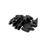 10 Uds funda de violín accesorios inclinados ABS funda de violín Viola soportes de arco for triángulo oblongo funda de fibra de carbono accesorios for lazos