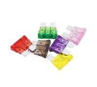 10 Uds. Fusible De Cuchilla Estándar Medio, Pines De ZINC, 1A, 2A, 3A, 5A, 7,5a, 10A, 15A, 20A, 30A, 40A, 50A, Reacondicionados For Coche Y Camión(7.5A Medium)