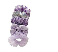 10 Uds. Gomas for el pelo básico Simple bandas elásticas for coleteros con lunares a rayas gomas for for niñas y mujeres para mujeres o niñas(Color4)