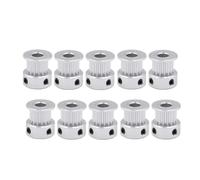 10 Uds GT2 16 dientes polea de distribución diámetro 5mm 16 dientes aluminio for correa de 6mm piezas de impresora 3D
