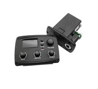 10 Uds Guitarra Acústica EQ Preamplificador 70 * 48mm Con Sintonizador De Procedimiento Digital Ecualizador EQ De 3 Bandas Con Sintonizador Pastilla De Guitarra