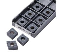 10 Uds. Inserto De Carburo Herramienta Torneado Torno CNC CNMG 120404 120408 Cortador Metal Hoja Herramienta de Torno(CNMG120408-TF IC907)