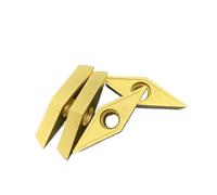 10 Uds Inserto De Carburo VCMT11T304 VCMT160404 VCMT160408 MA Fresa Cilíndrica Metal Torno Herramienta Torneado CNC Herramienta de Torno(VCMT160408 DS6020)