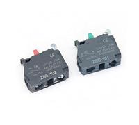 10 Uds interruptor de botón bloque de contacto Zbe-101 No/Zbe-102 Nc Xb4/xb5(5pc NO 5PC NC)