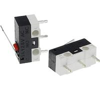 10 Uds interruptor de límite interruptor de botón pulsador 1A 125V AC interruptor de ratón 3 pines Micro interruptor