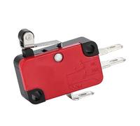 10 Uds Interruptor táctil V-155-1C25 interruptor de límite micro bisagra corta palanca con rodillo brazo SPDT acción rápida