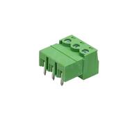 10 Uds. Juego de bloques de terminales PCB enchufables de ángulo recto/pin recto de 5,08mm KF 2EDG15K 15EDGK 2EDG15KV/RC 2-18Pin(Right Angle,10 PCS_12P)
