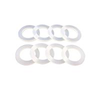 10 Uds juntas planas de 2mm de espesor diámetro exterior 12mm-30mm anillos O blancos arandelas de sellado anillo de sellado(27x10x2mm)