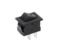 10 Uds KCD11 interruptor basculante 10 * 15mm Mini interruptor de botón ON-OFF/ON-OFF-ON 2 pines/3 pines 3A 250VAC / 6A 125VAC 10x15mm(3Pin L-type Red)