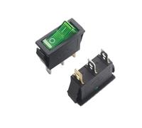 10 Uds KCD3 220V interruptor basculante SPST de encendido/apagado unipolar de un solo tiro 2 posiciones 20A 125VAC con luz LED 800W 1000W - 4000W(Second gear 3Pin)