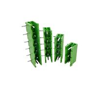 (10 uds) KF 2EDGR 7,62mm bloque de terminales enchufables JM 15EDGR 7,62 bloque de pines curvos de PCB divididos enchufe curvo de 90 grados 2-12 pines(12P)