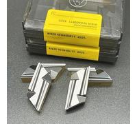 10 Uds KNUX160405R KNUX160405L -11 4325 inserto de carburo herramienta de torneado de Metal herramientas de corte herramienta CNC desgaste súper duro(KNUX160405L NEW,NEW KNUX160405R)